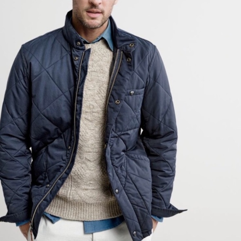 J Crew Men’s Large Sussex Quilted Jacket